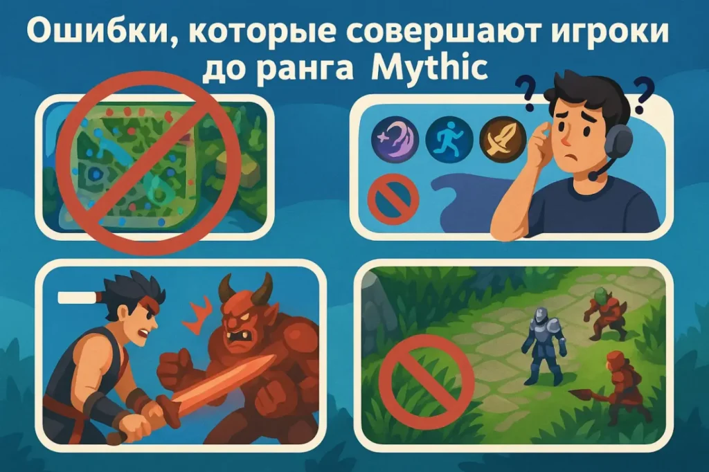 10 ошибок, которые совершают игроки до ранга Mythic