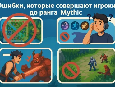 10 ошибок, которые совершают игроки до ранга Mythic