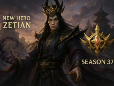 Zetian в Mobile Legends: Bang Bang — выход нового героя и старт рангового сезона 37